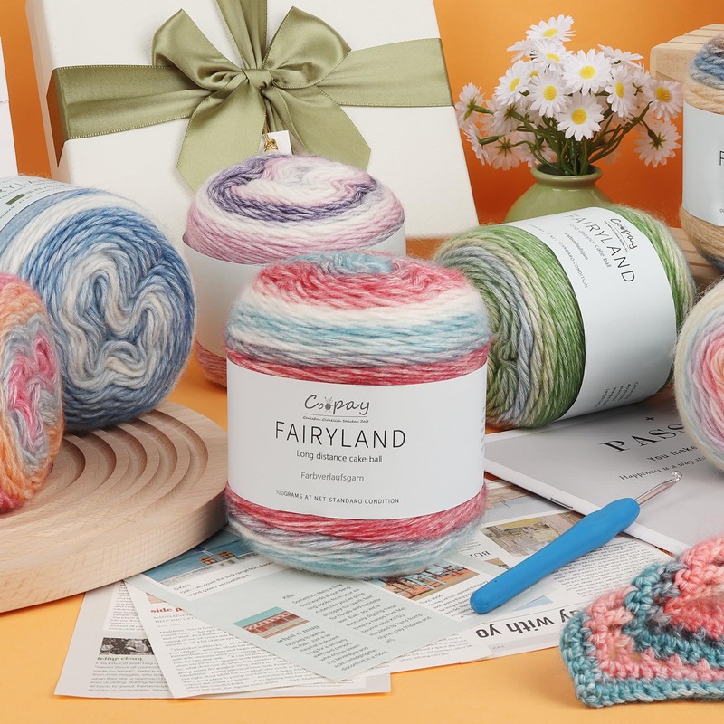 Coopay Colour Gradient Yarn, 400 g (4 x 100 g)