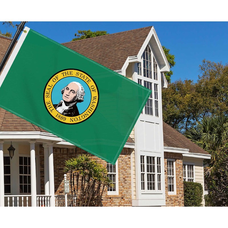 3×5 FT Washington State Flag, Large 100D USA State Outdoor