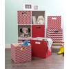 DII Hard Sided Collapsible Fabric Storage Container for Nursery, Offices,