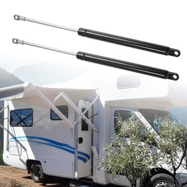 X AUTOHAUX 2 Pcs 12 Inch 35Ib/156N Black Lift Supports Struts Shocks Gas Spring Universal for RV Car Truck Boat Window Cabinet Door Cover Lids