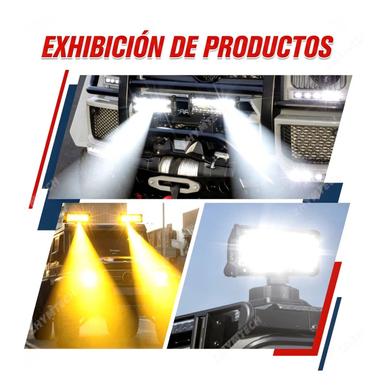 Par Barra De Luz Led Faros 40 Led 120w 7