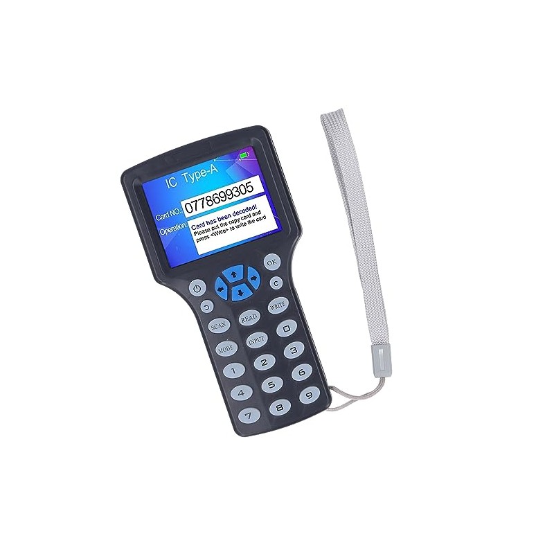 Reader Copier Duplicator, Black NFC Card Reader with UID Keyring
