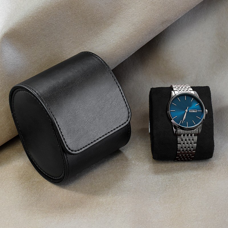 Watch Roll Travel Case for Watch Storage – Leather Organizer