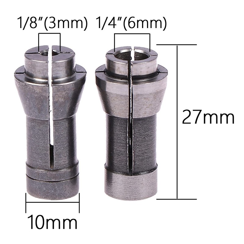 YXCCSE 6 Pack Die Grinder Collet Grinding Machine Clamping Collet,3