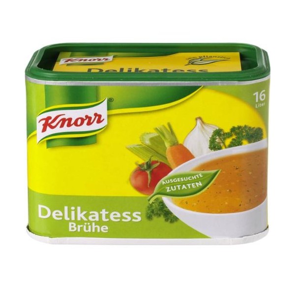 Knorr Instant Clear Broth (Delikatess Bruehe) -Pack of 2 X Containers
