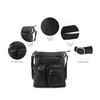 JESSIE & JAMES Robin Multipocket Concealed Carry Crossbody Bag with