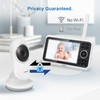 VTech [Upgraded] VM350-2 Baby Monitor, 5" Screen,2 Cameras,1000ft Range, Night
