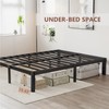 Nordicbed 12 Inch High Platform Queen Bed Frame No Box