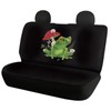 Modysero Black Frog Print Front Seat and Rear Bench Full