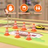 IMIKEYA Simulation Roadblock Traffic for Parking Play for Models and