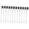 PartyKindom 12pcs Dual Tip Eyebrow Brush for Women Precision Brow Comb and Edge Brush for Makeup Application for Grooming and Shaping Eyebrows Compact Design for Easy Use