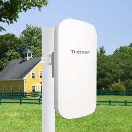 2025 Outdoor WiFi Extender，WiFi Booster | AI Watchdog | Repeater&AP Mode｜IP65 Weatherproof | Up to 1200Mbps Dual Band WiFi Repeater