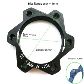 Unbranded Advanced Economical Compact Mountain Bike Disc Brake Flange Base Adapter Bracket