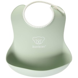 BabyBjorn 4580370187489 Bib, Single Item, Powder Green, 1 x 1