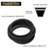 uxcell C130 Drive V-Belt, 133.5" Outside Circumference Rubber Wrapped Industrial