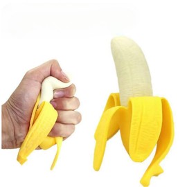 Squishy Banana Stress Relief Toy/Stress Relief Banana Toys/Squishy Toy at Home, in The Office, During Travel, or at Parties.
