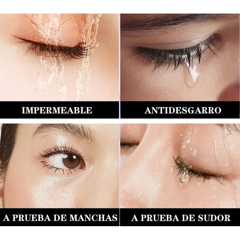 4pcs Rímel 4d Resistente Al Agua, Grueso Y DuraderoMascara de