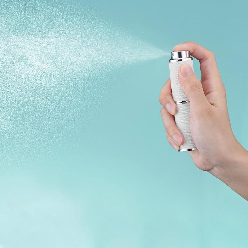 8ML Perfume Atomizer, Empty Leather Cologne Spray Bottle, Mini Perfume