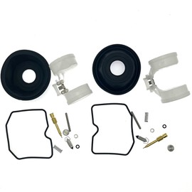 2-Pack Carburetor Repair Kits Carb Rebuild Kit with Diaphragm Float Replacement for Kawasaki Ninja 250R EX250J 2008-2012 EX250J SE 2012 EX250F 2001-2007