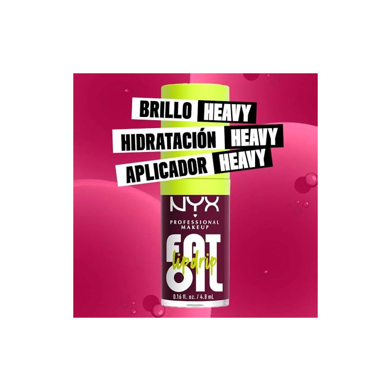 NYX Professional Makeup, Fat Oil Lip Drip Gloss Brillo labial