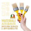 Pennellificio 2000 Set of 3 Brushes with Plastic Handle (Measures