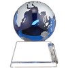 Narumi GW1000-11050 Glassworks Blue Earth Watch Height 3.5 inches (9