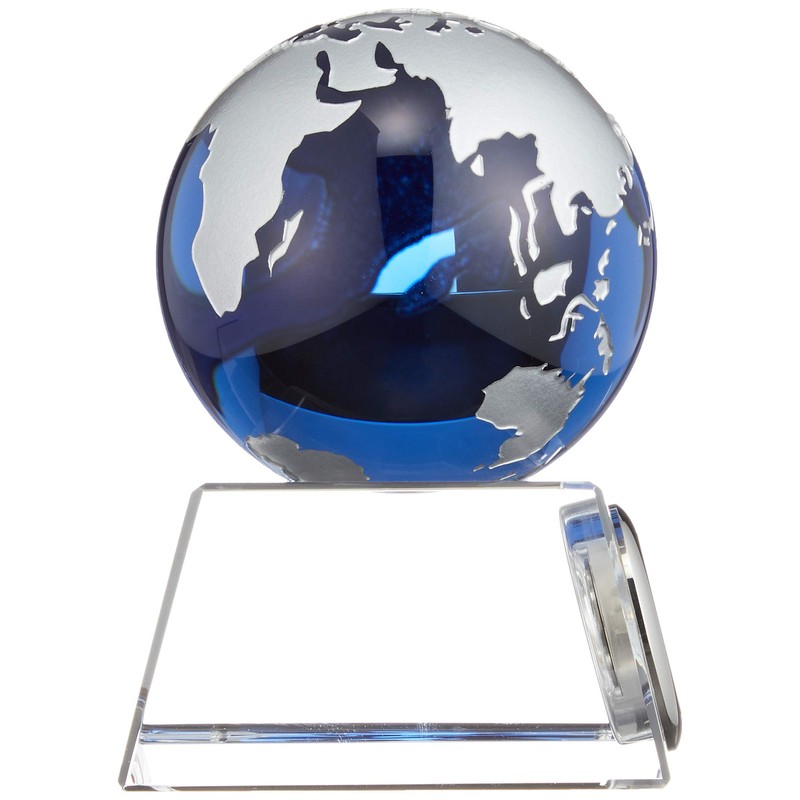 Narumi GW1000-11050 Glassworks Blue Earth Watch Height 3.5 inches (9