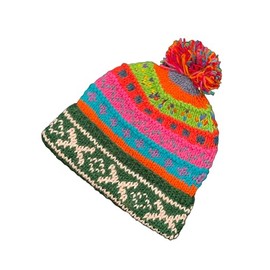 Stay Warm Winter Skullies Beanie Hat with Pompom, Black (AU, Alpha, Small, X-Large, Multicolor)