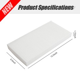 Hoypeyfiy - Filtro de aire de cabina AF27958 de repuesto para International Prostar Workstar Durastar 7300 7400 Terrastar 2016 3839141C1 CAF24015 P628355