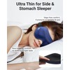 Eye Masks for Sleep Light Blocking: Lightweight 3D Contoured Eye