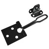 Keypak Wire Hasp and Staple Security Lock Set, 75mm-100mm, Weather