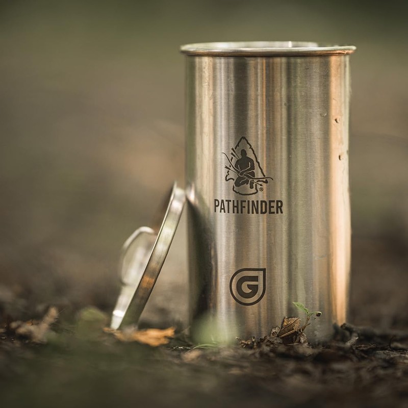 The Pathfinder School X Geopress Nesting Cup with Lid –