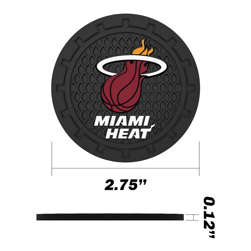 Heat Car Cup Holder Coasters,Miami Heat Car Cup Coasters for