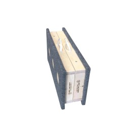 Get Outside Games 12x24 Mini Premium 3 Hole Washer Toss Washers Game Boards by Get Outside Games - Boards + VVashers & Locker, Gray (Standard)