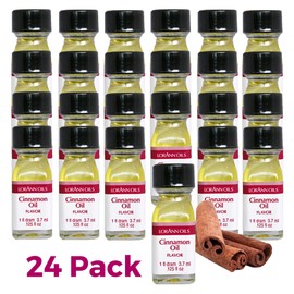 LorAnn Cinnamon Oil SS Flavor, 1 dram bottle (.0125 fl oz - 3.7ml) 24 pack