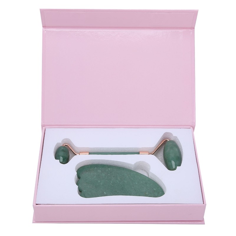 Double Head Roller Massager Facial Body Gua Sha Scraping Board