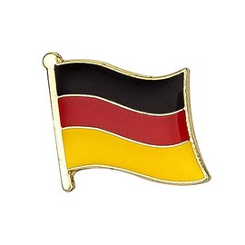 German Deutschland Germany Country Flag Lapel Pin Badge by Panda Loco