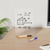 NiOffice Matt Acrylic Dry Erase Board with Wooden Base, Frameless