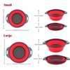 Collapsible Colander, Set of 2 Pcs Collapsible Strainer, Space-Saving Kitchen,
