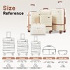 NEISIA Luggage Sets 3 Piece with TSA Lock Hardside PC+ABS