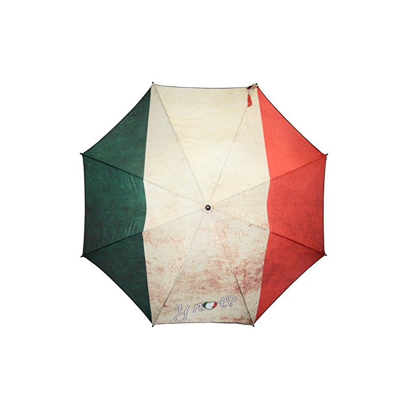 Y NOT Mini Manual Pocket Umbrella with Italy Flag