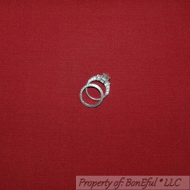 Signature BonEful Fabric FQ Cotton Quilt Flannel Maroon SOLID Burgundy Crimson BAMA Xmas S