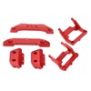 RC 1/18 Bumper Replacement Aluminum Alloy RC Front Rear Bumpers