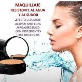 Maquillaje En Polvo Compacto 2 En 1 Contra Agua Seytú