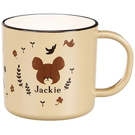 Bear Gamakko 780390 Harmony Painting Mug, 6.3 fl oz (190 ml), Beige