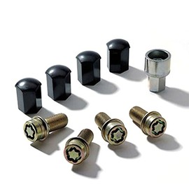 Original VW Up. Wheel Lock Wheel Bolt Kit Diebstahlhemmend M12X1.5X26 Wheels Screws 000071595