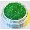 KM-Nails Glitter Green XXL Studio Size 0.2 mm Fine 10