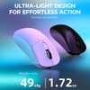 ATTACK SHARK X3 Wireless Gaming Mouse, 49g Ergonomic Computer Mouse,