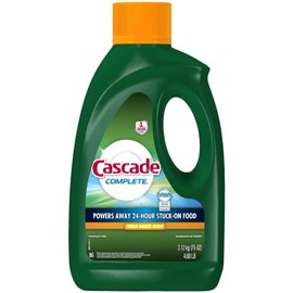Cascade Complete Gel All-in-1 Dishwasher Detergent, Citrus breeze, 74.88 Oz (Pack of 2)