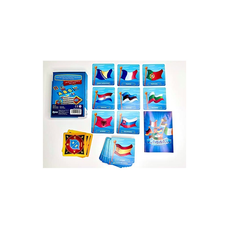 Atomo Games Fun with Flags. Card Game for the Whole